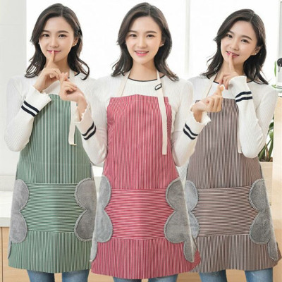 Tạp dề hình sọc (tặng kèm 1 sản phẩm ngẫu nhiên)