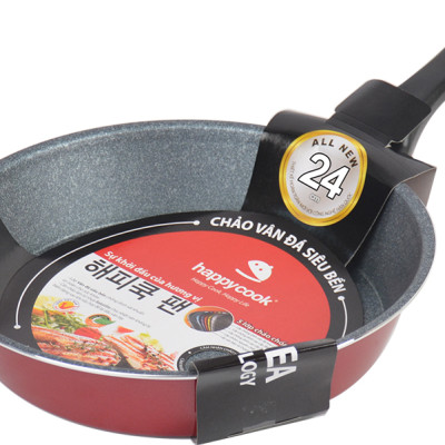 CHẢO VÂN ĐÁ BẾP TỪ HAPPYCOOK CDD-24IH - Hàng chính hãng