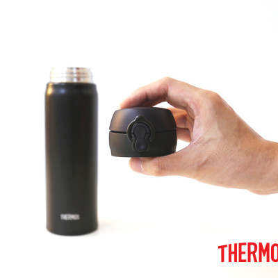 Bình giữ nhiệt Nhật Bản inox Thermos nút bấm 500ml JNL 502 SBR (JNL - 500/2) - Hàng chính hãng