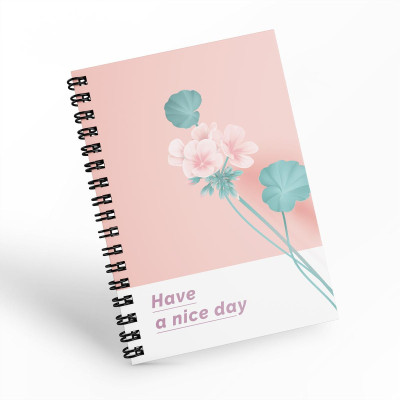 Sổ Lò Xo Bìa Cứng Minimalist B6 - Kẻ Ngang - 160 Trang 80gsm - The Sun 01