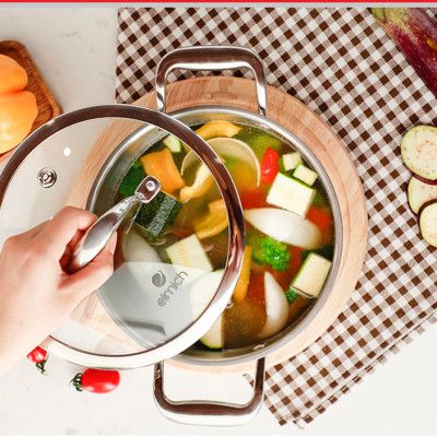 NỒI INOX 3 LỚP CAO CẤP ĐÁY LIỀN TRI-MAX XS 28cm