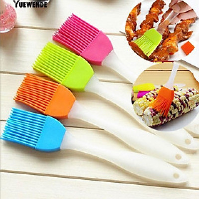 Chổi Silicon Quét Dầu Ăn, Bơ Ướp Gia Vị Cán Rời Nhỏ Gọn Có Móc Treo - Cọ Phết Mỡ Chịu Nhiệt Độ Cao, Ướp Đồ Nướng, Mặt Bánh Tiện Dụng