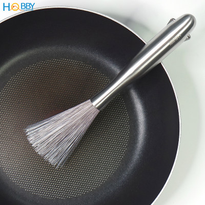 Chổi cọ rửa xoang nồi tay cầm tiện dụng inox 304 Hobby home decor CVS1