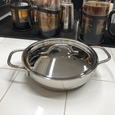Bộ 3 Nồi Inox 304 Đáy 3 Lớp Hiệu Berndorf Sandrik