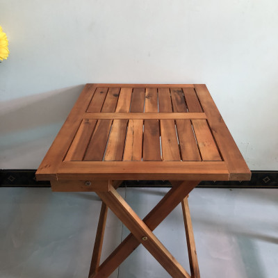 Bàn cafe, bàn ăn mini hình chữ nhật gấp gọn VIMOS