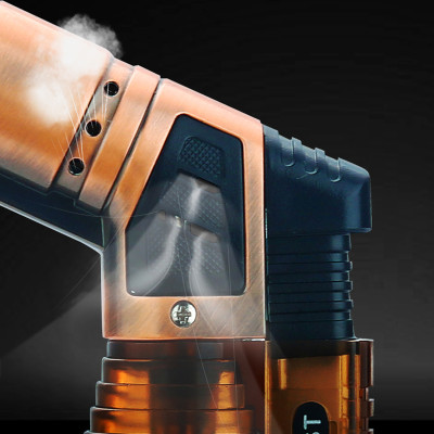 Vỏ Hột Quẹt Bật Lửa Gas Honest BCZ-779 Khò 3 Tia Cực Mạnh, Nhìn Thấy Lượng Gas Bên Trong - Nhiều Màu