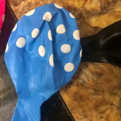 Bịch 100 quả bóng bay cao su chấm bi size 35cm (2.8gr)