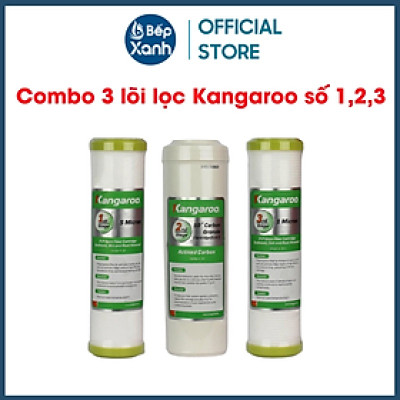 Bộ lõi lọc thô Kangaroo số 1,2,3 - Hàng Chính Hãng