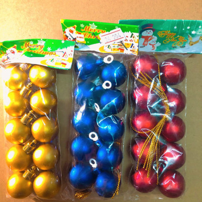 Quả châu treo cây thông noel - Châu mờ đẹp lung linh, có nhiều size để lựa chọn