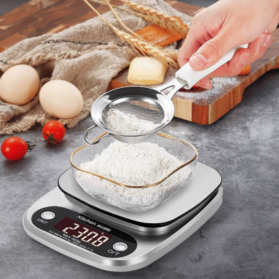 Cân Tiểu Ly Điện Tử Nhà Bếp Mini Định Lượng 1g-10kg, Cân Tiểu Li Điện Tử Độ Chính Xác Cao