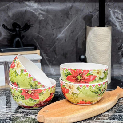 Set 4 bát phở sứ cao cấp Magrace Paris 15cm Hàng chính hãng