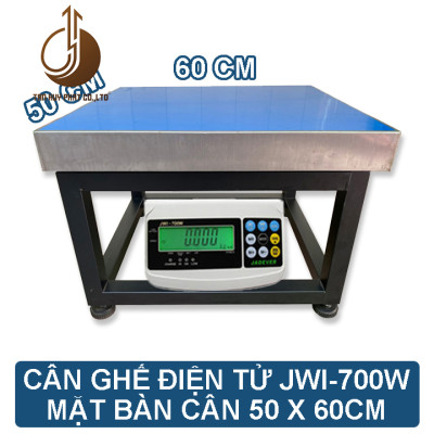 Cân Ghế Điện Tử JWI-700W - Mặt Bàn Cân 500x600MM 