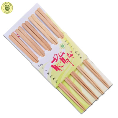 Bộ 5 Đôi Đũa Gỗ Cà Chít Tiện Đầu Tự Nhiên Mỹ Nghệ -  Đồ Dùng Nhà Bếp Thương Hiệu Trường Sơn