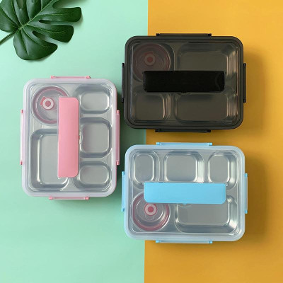 HỘP ĐỰNG CƠM THỨC ĂN CHO DÂN CÔNG SỞ, VĂN PHÒNG - HỘP CƠM NHIỀU NGĂN, TIỆN LỢI,MÀU SẮC DỄ THƯƠNG - Chính Hãng Henrysa