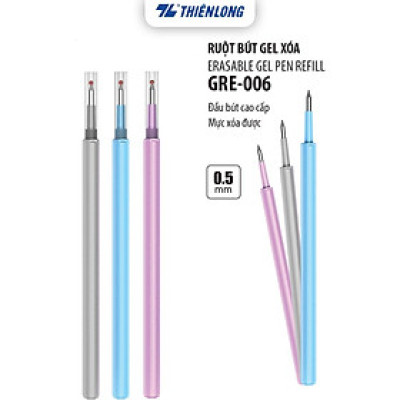 Combo 5/10/20 Túi 02 Ruột bút gel xóa được Thiên Long Officemate GRE-006
