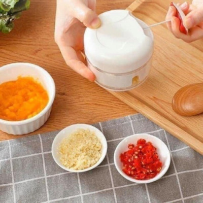 Dụng Cụ Xay Tỏi, Ớt ,Gia vị, Thực Phẩm Đa Năng Cầm Tay
