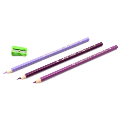 Faber-Castell-115858-Chì Màu Classic Knight - 48 Màu Dài + Chuốt