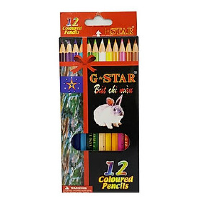 Bút Chì 12 Màu G-Star Dài