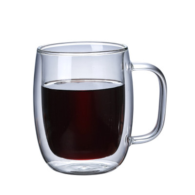 Ly Thủy Tinh Uống Nước 2 Lớp Dung Tích 350ml, 500ml