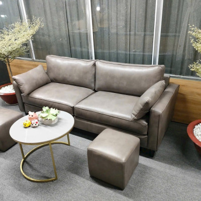 (TẶNG KÈM 2 ĐÔN ) - Sofa băng da Vintage Tundo kích thước 1m8 nhiều màu lựa chọn 