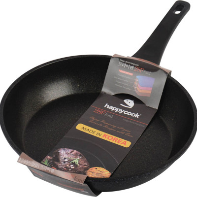 CHẢO VÂN ĐÁ BẾP TỪ HAPPYCOOK 28CM KMFP-28IH - Hàng chính hãng