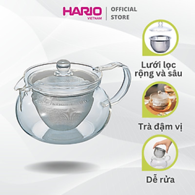 Bình pha trà kèm lưới lọc Hario 450ml (CHJMN-45T)