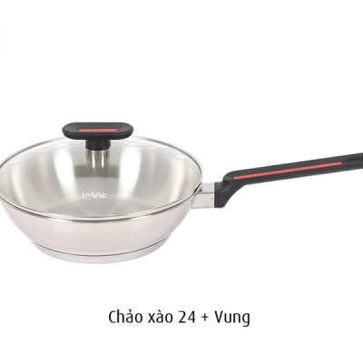 Bộ 5 nồi chảo iNox không chống dính