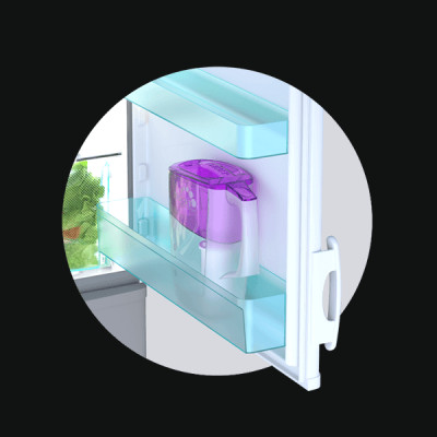 Bình lọc nước kháng khuẩn Mini nano Geyser 2.5L - hàng chính hãng