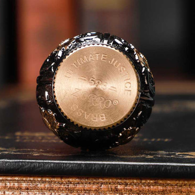 Vỏ Hột Quẹt Bật Lửa Zorro Z583 Mini Thiết Kế Độc Lạ Với Hoa Văn Cổ Nổi Nhiều Màu - Dùng Xăng Bấc Đá Cao Cấp