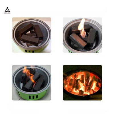 Than tre khối chữ nhật ít khói chuyên dùng nướng BBQ, tiện lợi, an toàn, không mùi, hộp 5-10kg