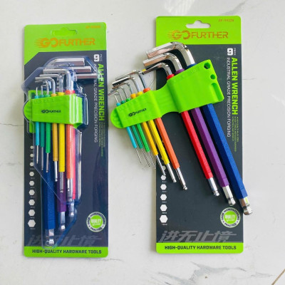 Bộ lục giác màu GOFUTHER chất liệu thép CRV cao cấp