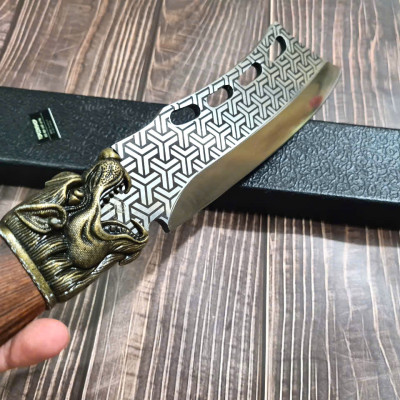 DAO BẾP , DAO CHẶT THÉP KHÔNG RỈ CAO CẤP MÃ A8 TR12 NTVN top