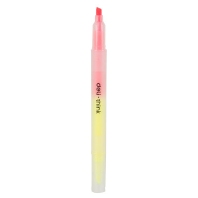  Bút nhớ dòng Deli - 2 đầu 2 màu - bút highlight , bút dấu dòng - 6 chiếc/hộp EU35304