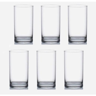 BỘ 6 CỐC THỦY TINH OCEAN FIN LINE JUICE B1210 - 280ML