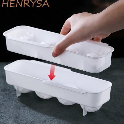 Khuôn làm đá hình tròn có nắp đậy HENRYSA - Chính hãng