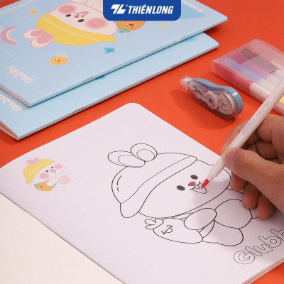 Combo 10 Tập học sinh 48 trang 5 ô ly vuông 2.5mm chấm kẻ 2/3 100gsm NB-116 Thiên Long - Mẫu ngẫu nhiên