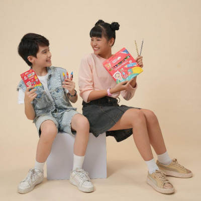 Hộp 24 Bút Chì Màu Tropical Jungle - Clever Hippo COPEN2401