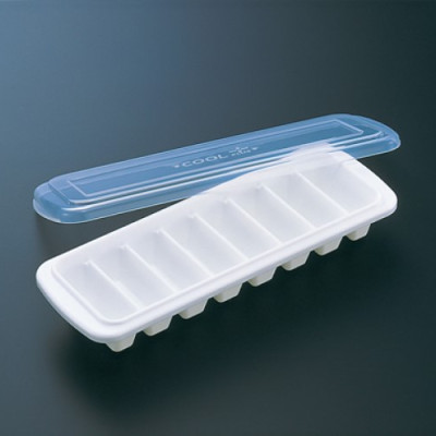 Combo 2 khay làm đá có nắp 12 viên và 8 viên - hàng nội địa Nhật Bản