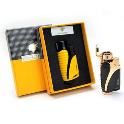 Vỏ Hộp Quẹt Bật Lửa Khò 3 Tia  COB-399 Kèm Đục I Ga Tiện Lợi Đẹp Độc Lạ - Dùng Gas Cao Cấp