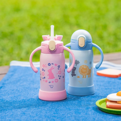 Bình giữ nhiệt Zojirushi SQ-DA30E-PA màu xanh 0,3L, có ống hút (Màu Hồng), hàng chính hãng