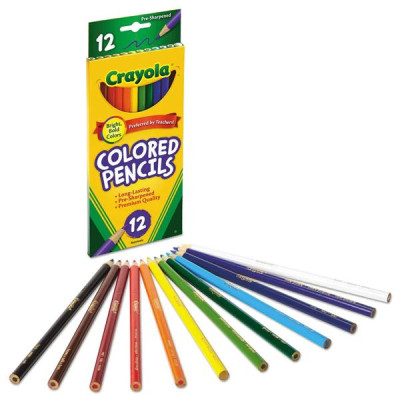Hộp 12 Bút Chì Màu - Colored Pencil - Crayola 684012