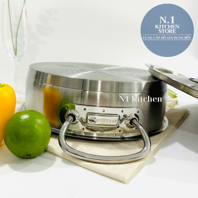 Nồi inox cao cấp Korkmaz Proline 3.1 lít thân thấp - A1172