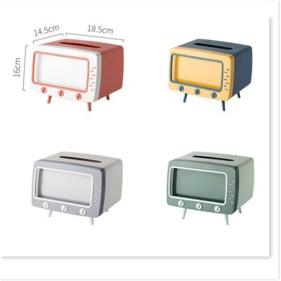 Hộp Đựng Khăn Giấy Di Động Kiêm Giá Đỡ Điện Thoại, Lưu Trữ Đa Chức Năng Cho Hộ Gia Đình - HÀNG CHÍNH HÃNG MINIIN