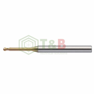 Dao Cầu Cổ Dài R0.4 x 10 x 50L Union Tool Model HSLB2008-100,Dao phay ngón gia công sau nhiệt