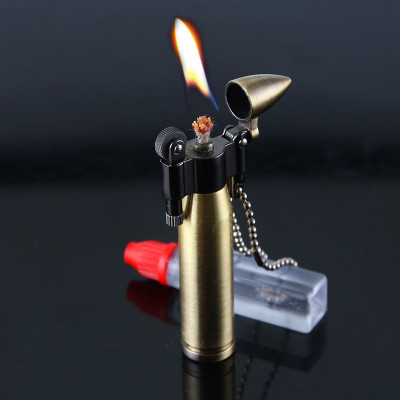 Vỏ Hột Quẹt Bật Lửa Xăng Đá HY-677 Kiêm Móc Treo Chìa Khóa Kiểu Dáng Độc Lạ
