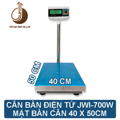 Cân Bàn Điện Tử JWI-700W - Mặt Bàn Cân 400x500MM