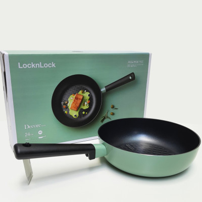 Chảo xào Decore LocknLock 24cmLDE1245IH - Màu MIT