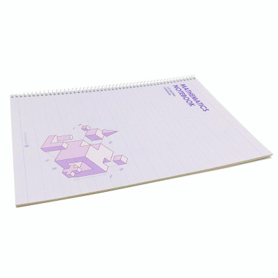 Sổ Lò Xo Toán Học - Morning Glory 10233-87195 - Màu Tím