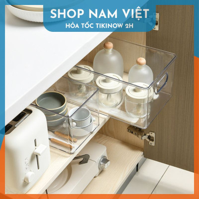 Ray trượt ngăn kéo nhựa tự dính DIY ngăn kéo tủ hộc dễ dàng NAVIVU