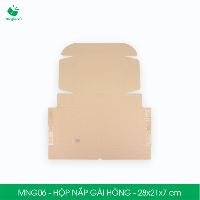 MNG06 - 28x21x7cm - Combo 20 hộp nắp gài hông - Thùng carton đóng hàng 